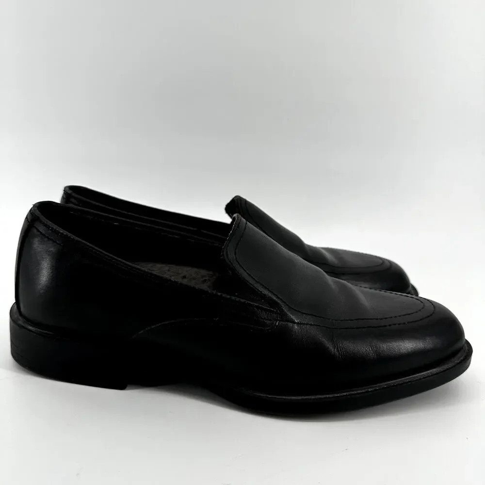 Allen Edmonds Ann Arbor Penny Loafers Almond Toe Slip On Leather Formal Black 9